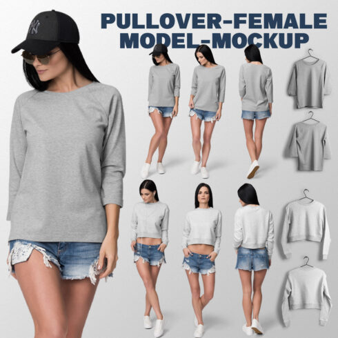 pullover-female-model-mockup bundles cover image.