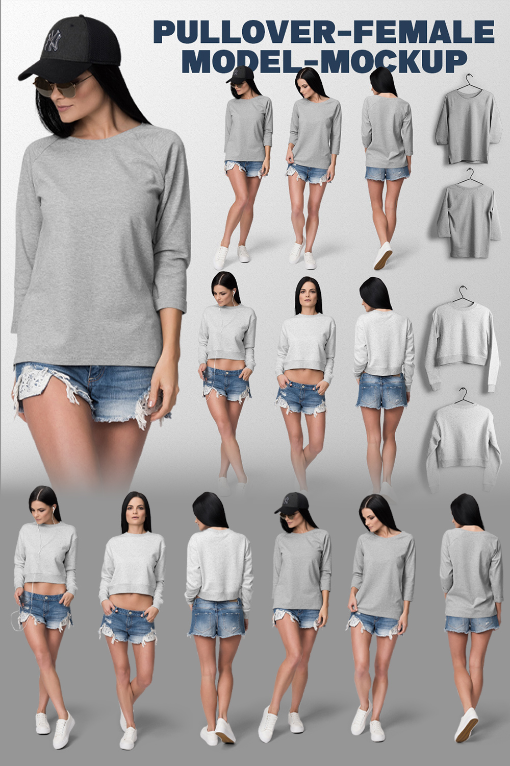pullover-female-model-mockup bundles pinterest preview image.