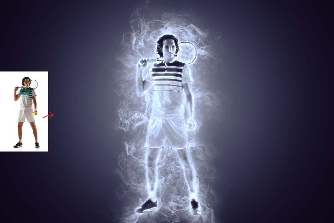 realistic smoke photo effect 03 405