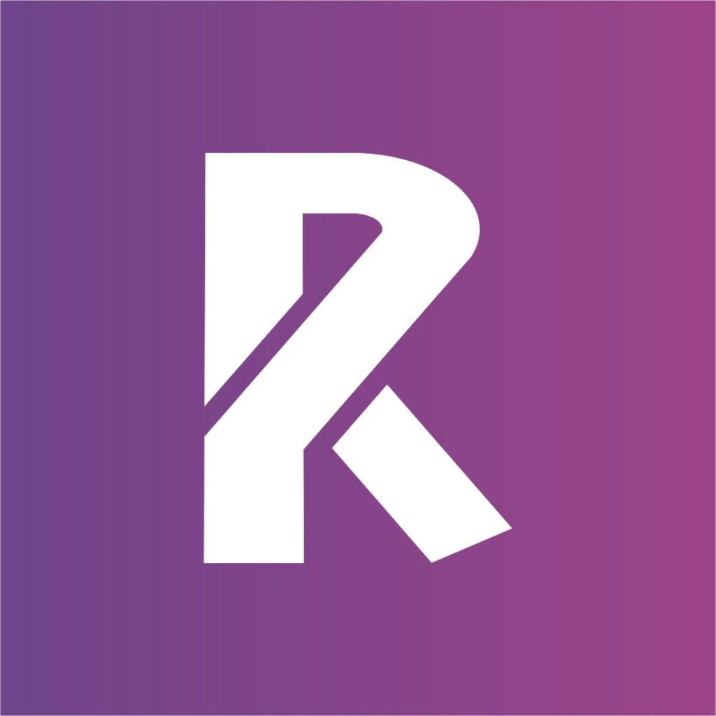 Letter R K logo - MasterBundles