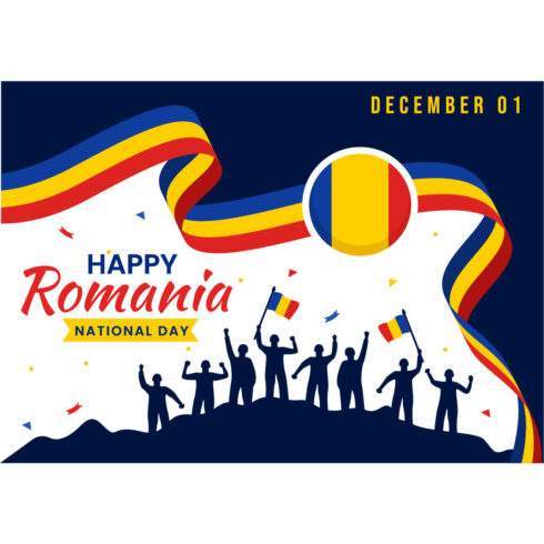 16 Romania National Day Illustration cover image.