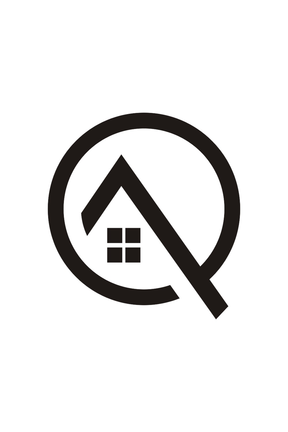 Home property logo pinterest preview image.