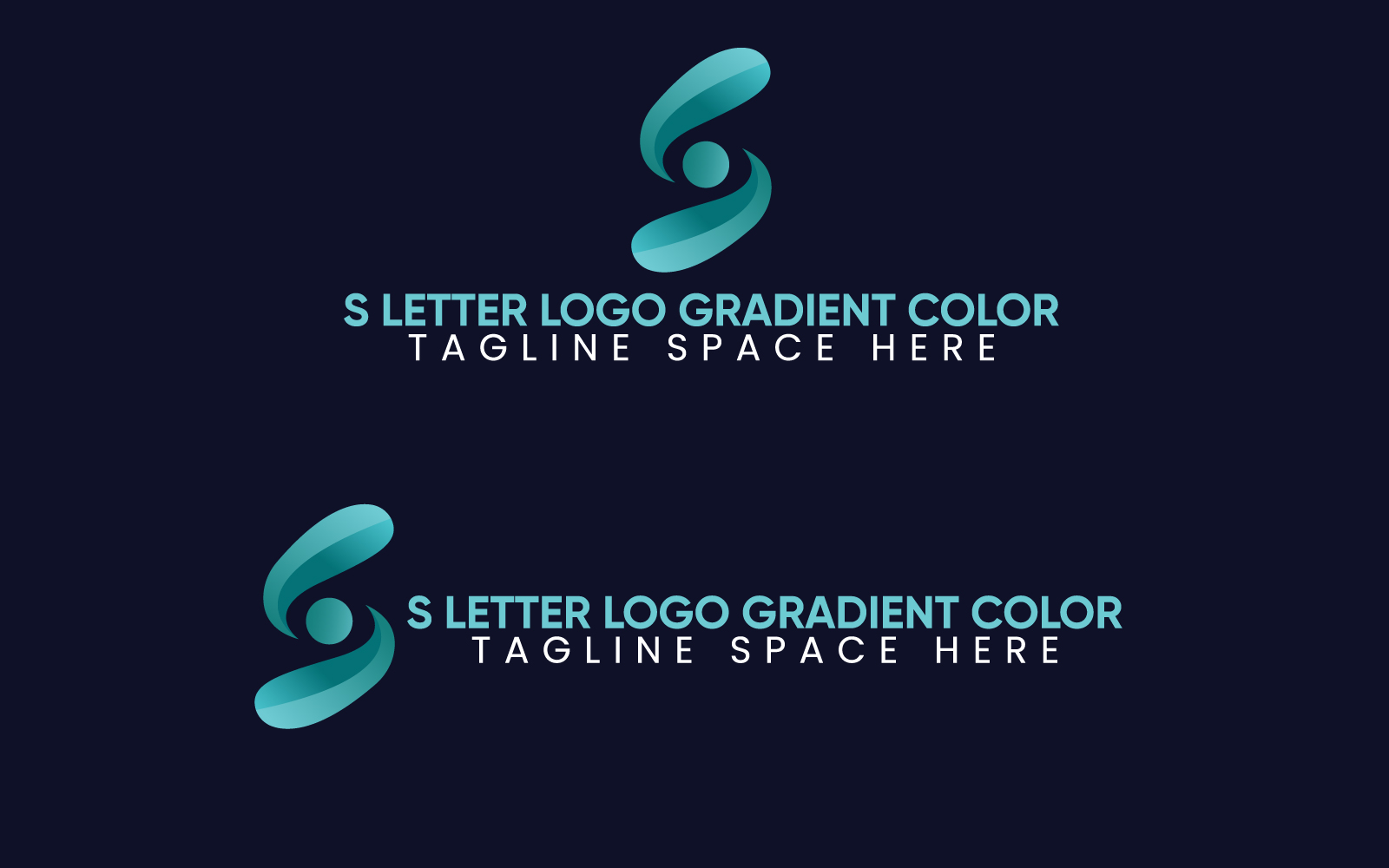 s letter logo gradient color jp 261