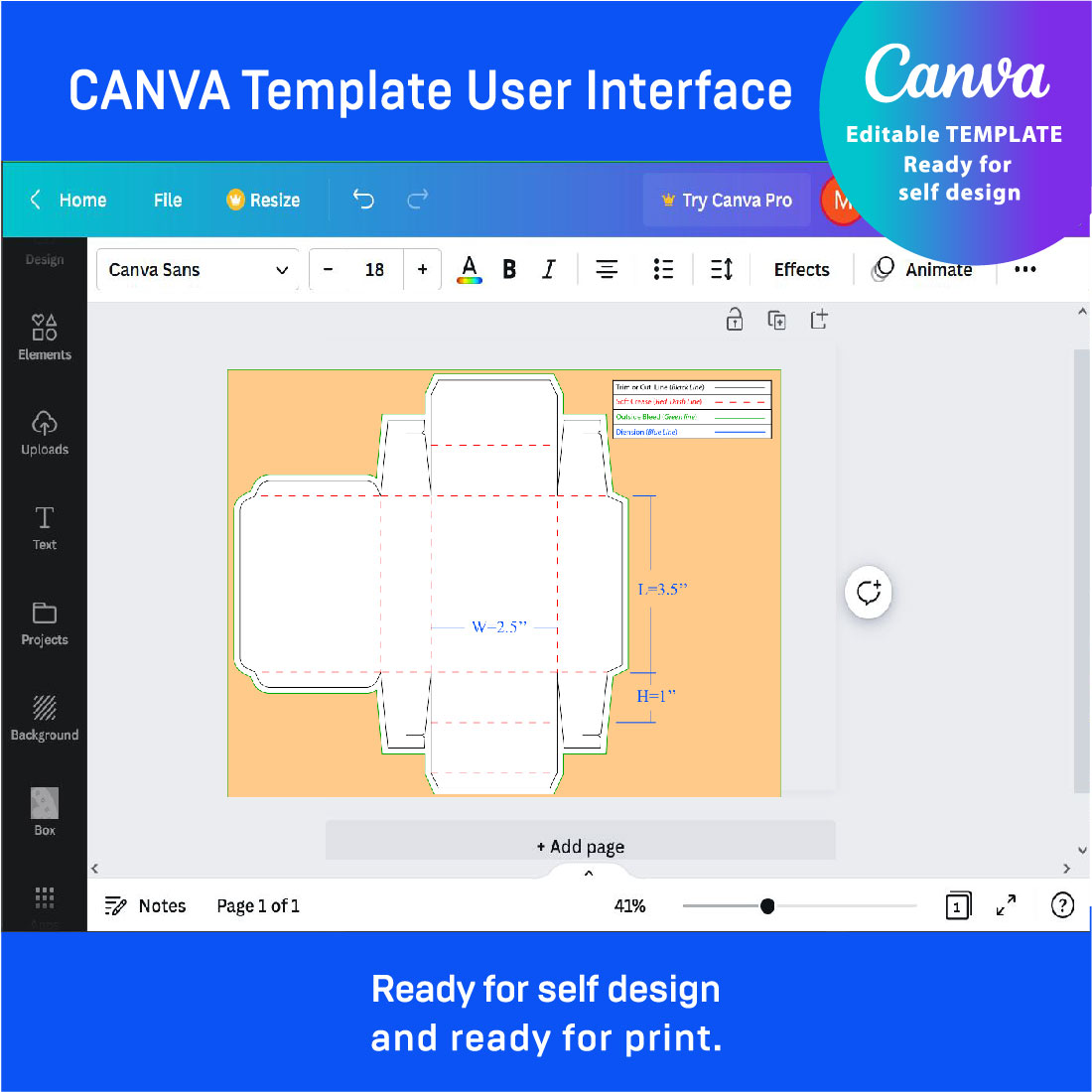 shipping box ectangle box rectangular box dieline template 03 913