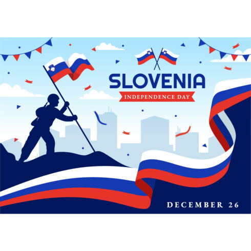 13 Slovenia Independence Day Illustration cover image.