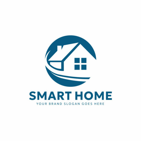 Smart Home Logo design cover image.