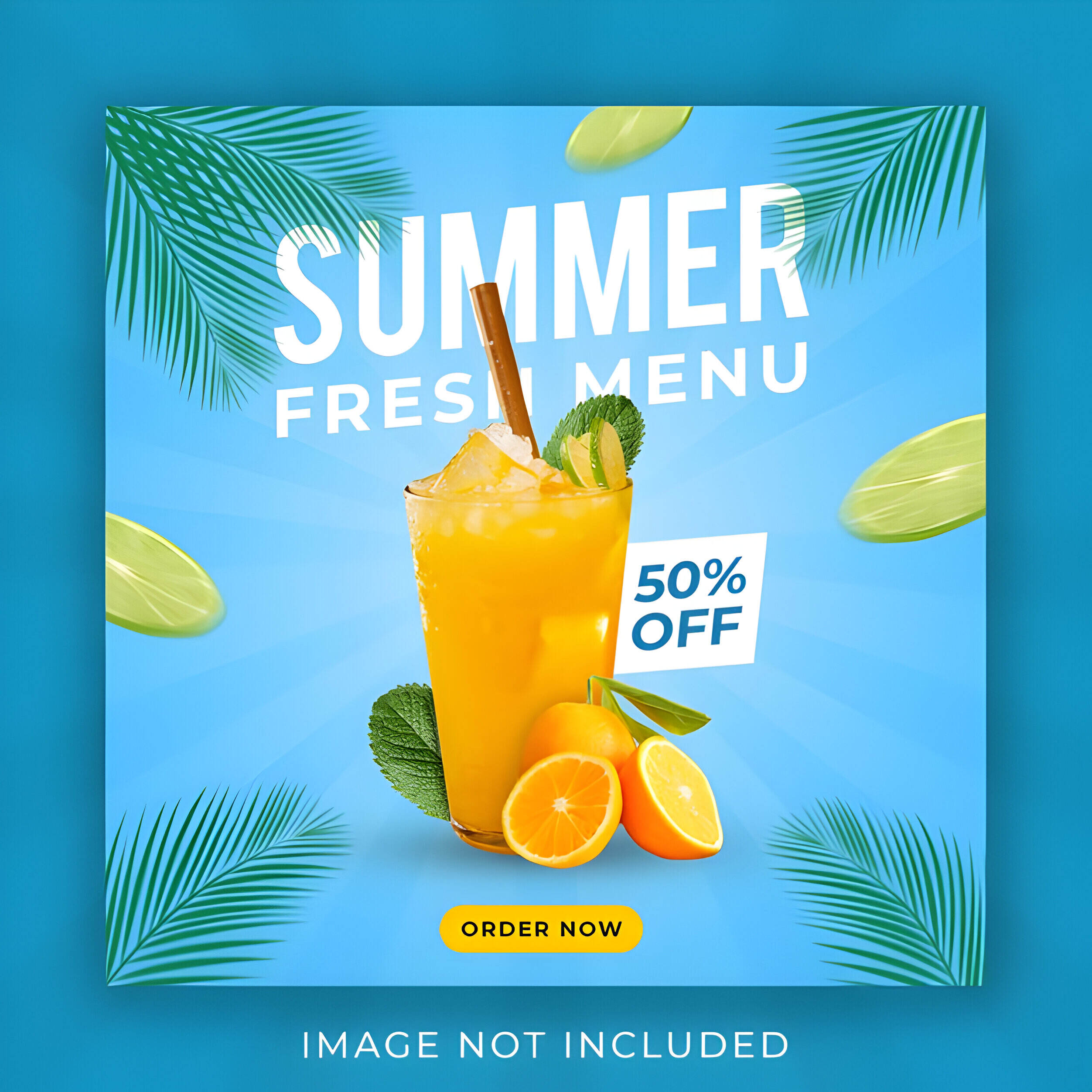 summer drink season post design for social media instagram or facebook 3 1 1 541