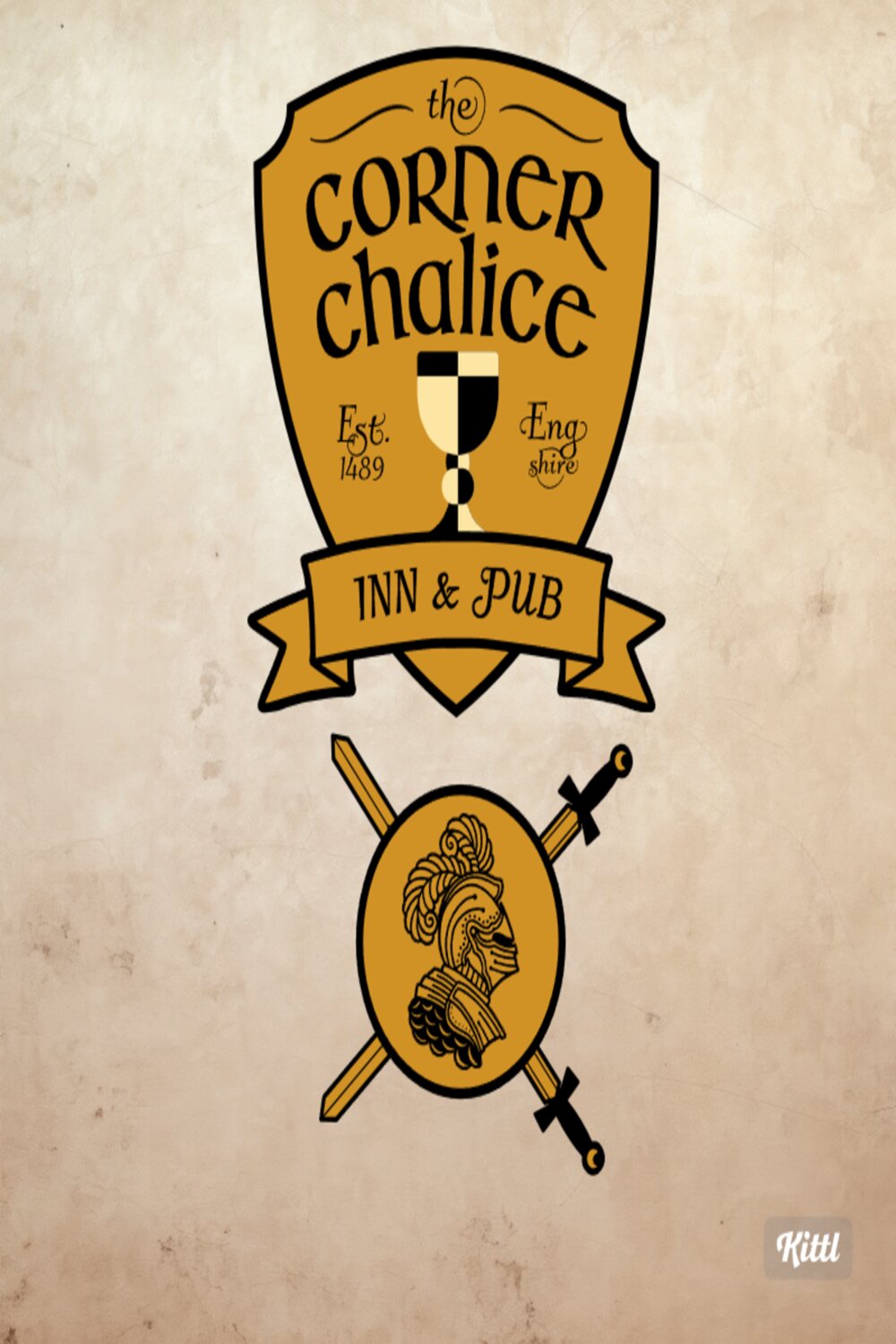 the corner chalice medieval logo 1 3 526