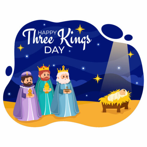 12 Three Kings Day Illustration cover image.