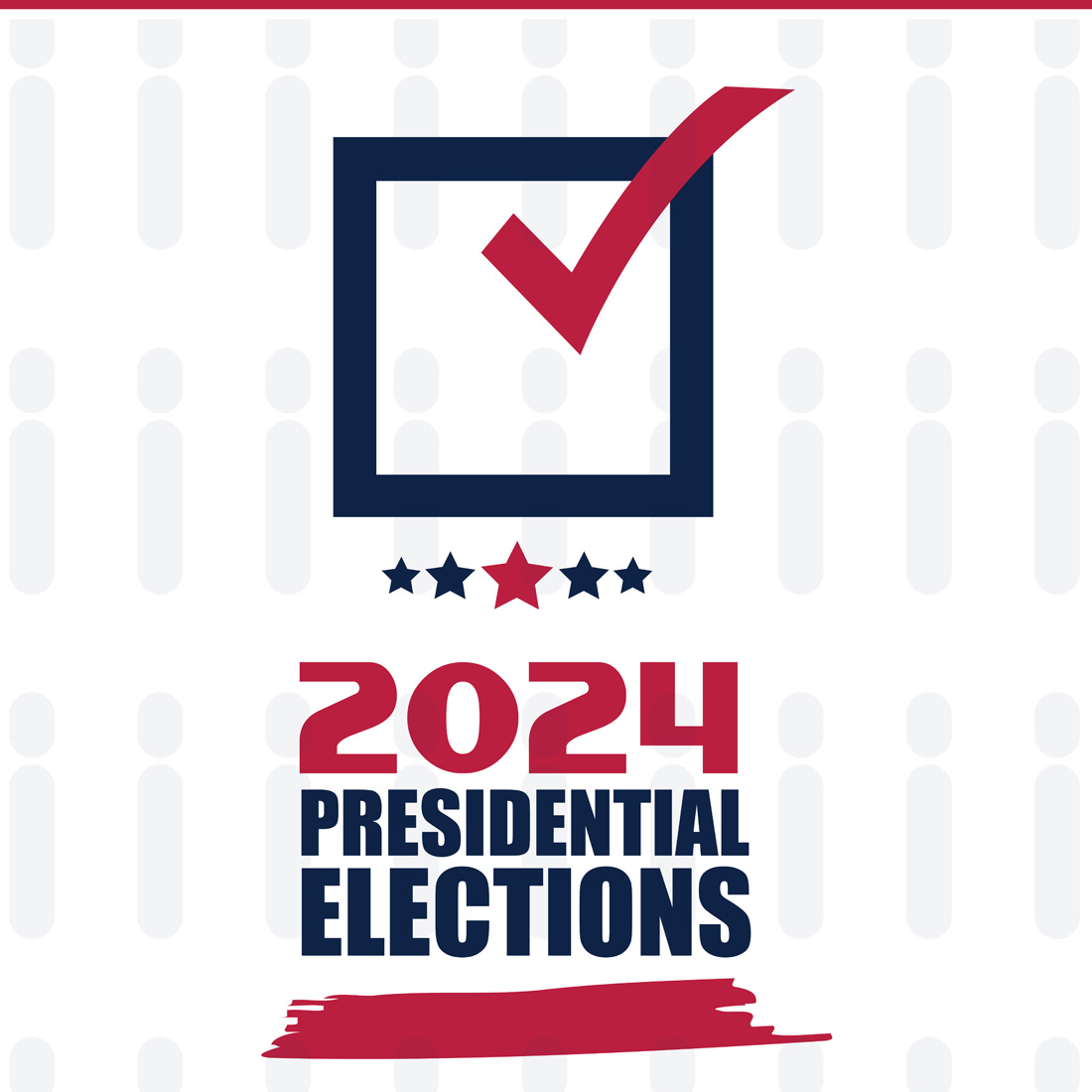 2024 US Elections Poster design preview image.