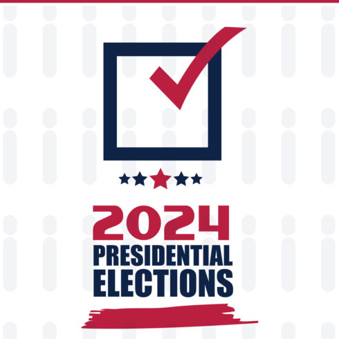 2024 US Elections Poster design cover image.