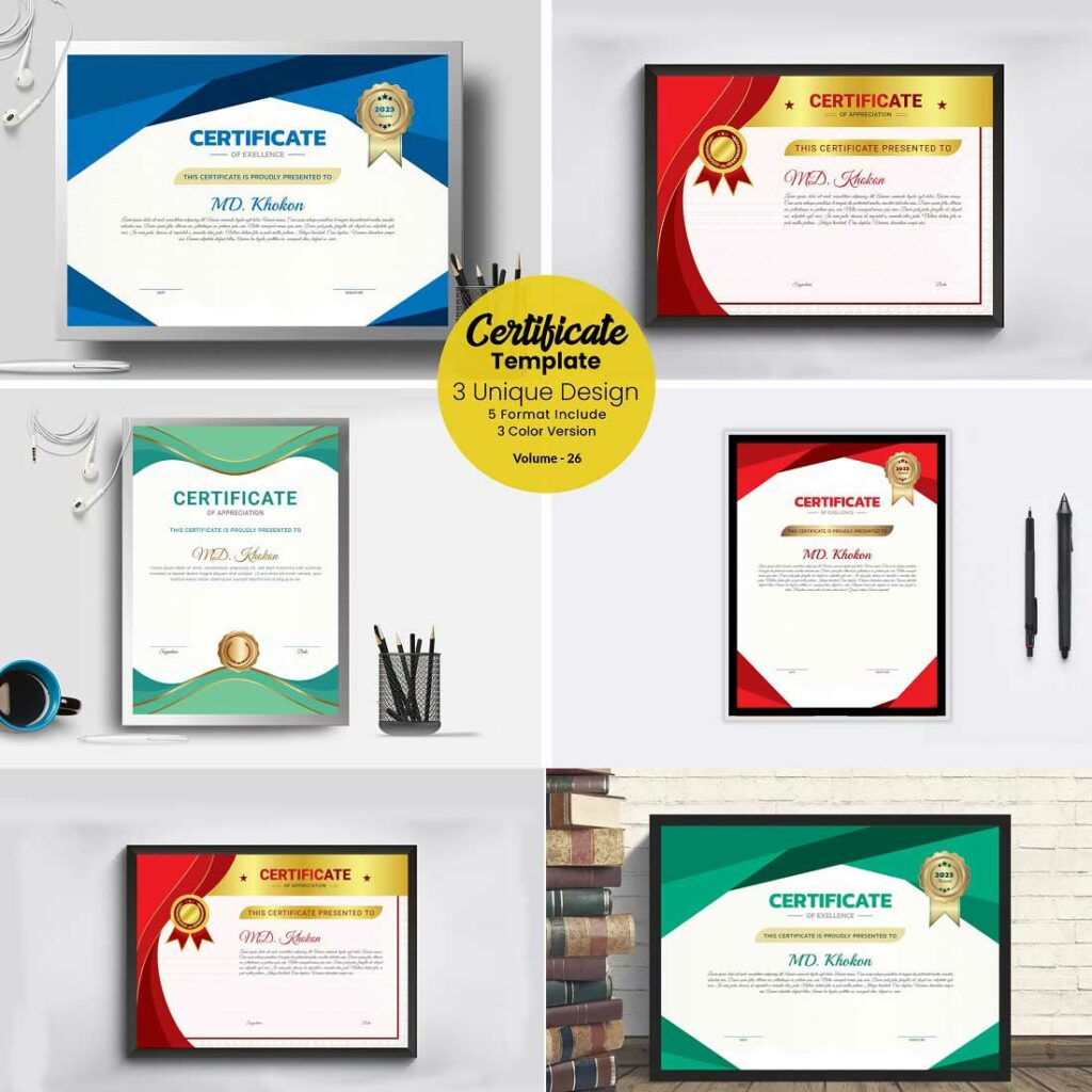 Multipurpose Certificate Template - MasterBundles