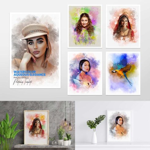 Watercolor Aqueous Elegance Effect cover image.