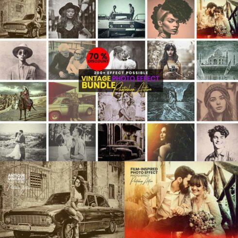 Vintage Photo Effect Bundle cover image.