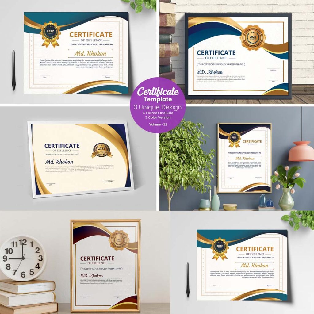 Multipurpose Certificate Template - MasterBundles