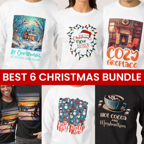 Best Christmas Sweatshirt Hoodie and T-shirt Design 2023 New Arrival cover image.