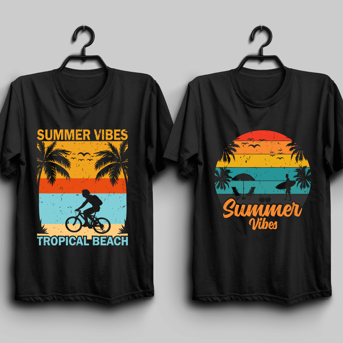 Summer T shirt Design Bundle preview image.