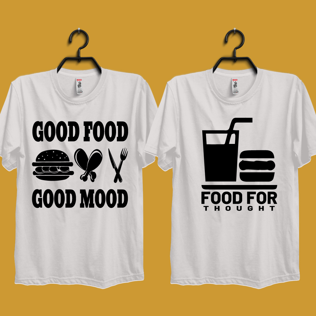 Food T shirt Design Bundle preview image.