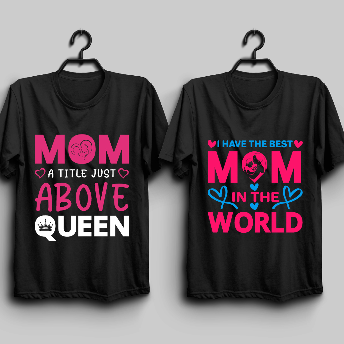 Mother's Day T shirt Design Bundle preview image.