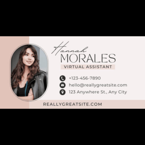 HANNAH MORALES VIRTUAL ASSISTANT EMAIL SIGNATURE cover image.