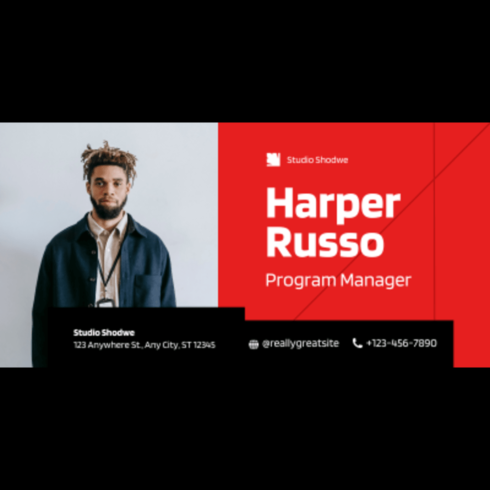 HARPER RUSSO PROGRAM MANAGER EMAIL SIGNATURE cover image.