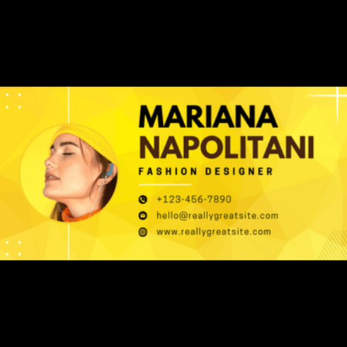 MARIANA NAPOLITANI FASHION DESIGNER EMAIL SIGNATURE cover image.