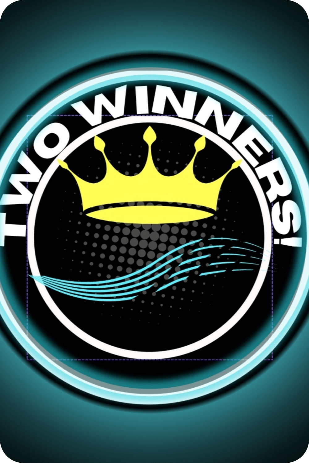 Two winners! Logo for young brands pinterest preview image.