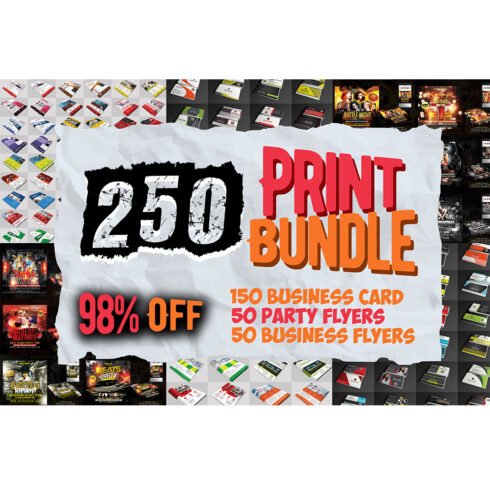 250 Print Template Mega Bundle Vol1 cover image.