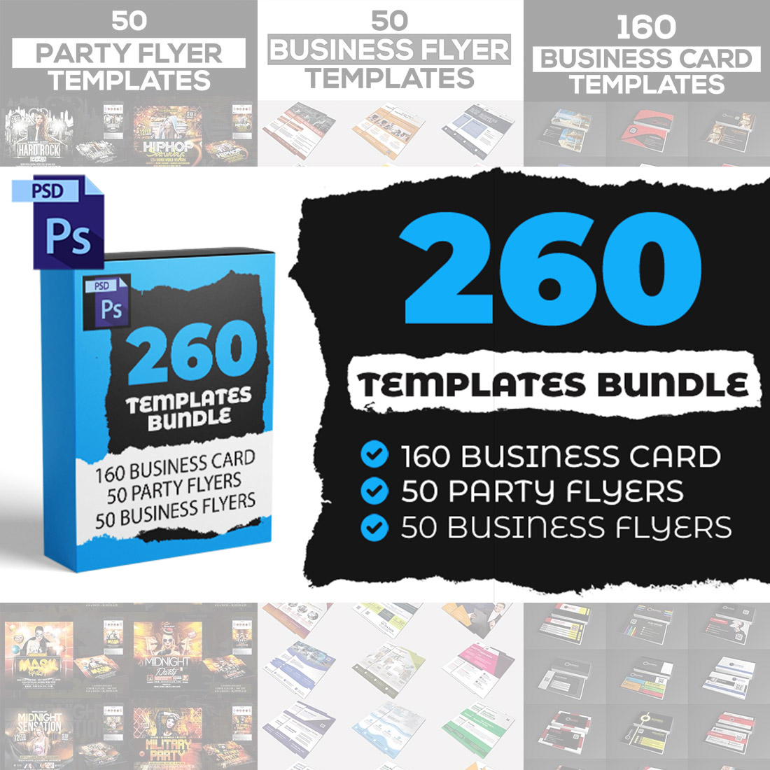 260 Print Template Mega Bundle Vol2 cover image.