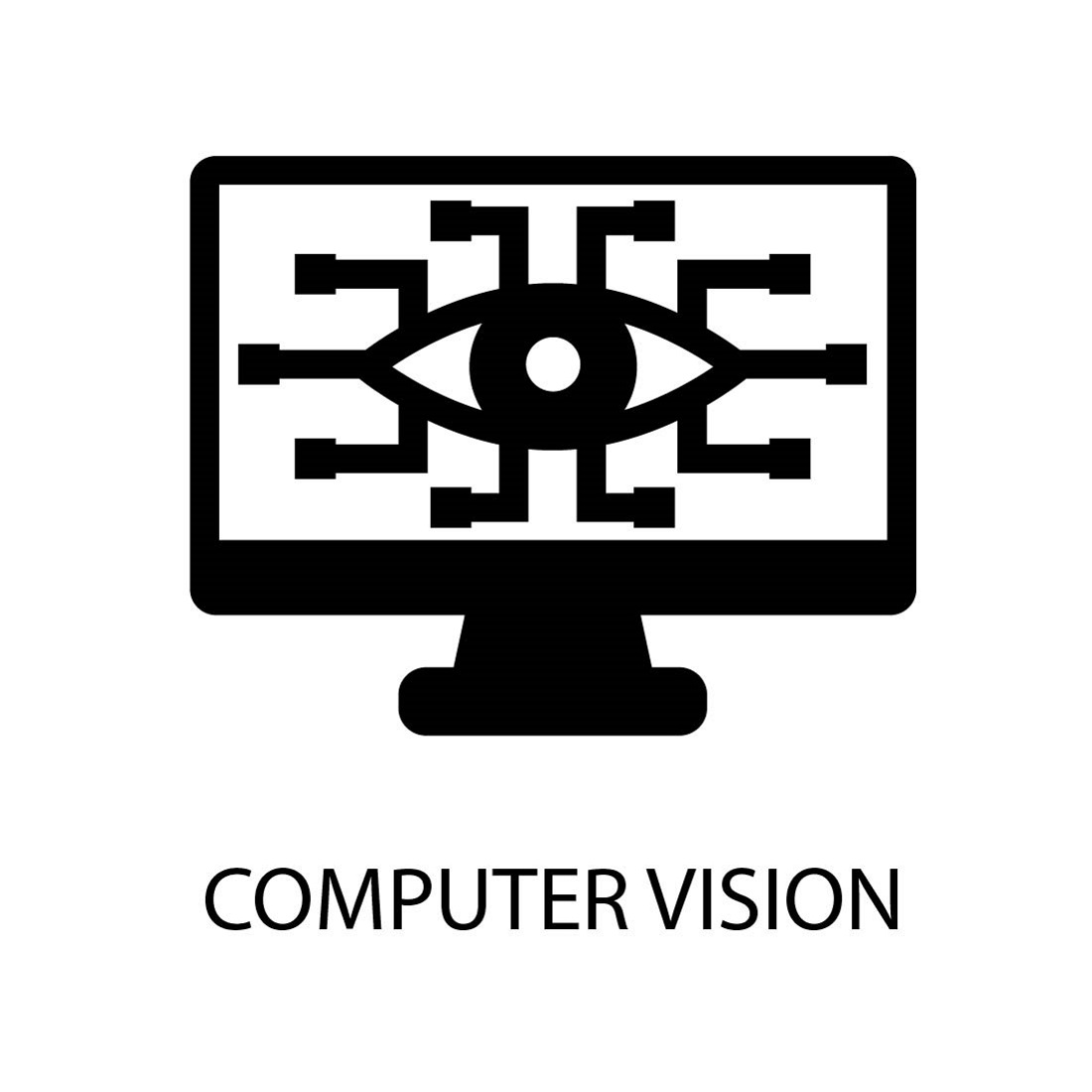 vector computer science icon in fill version 10 71