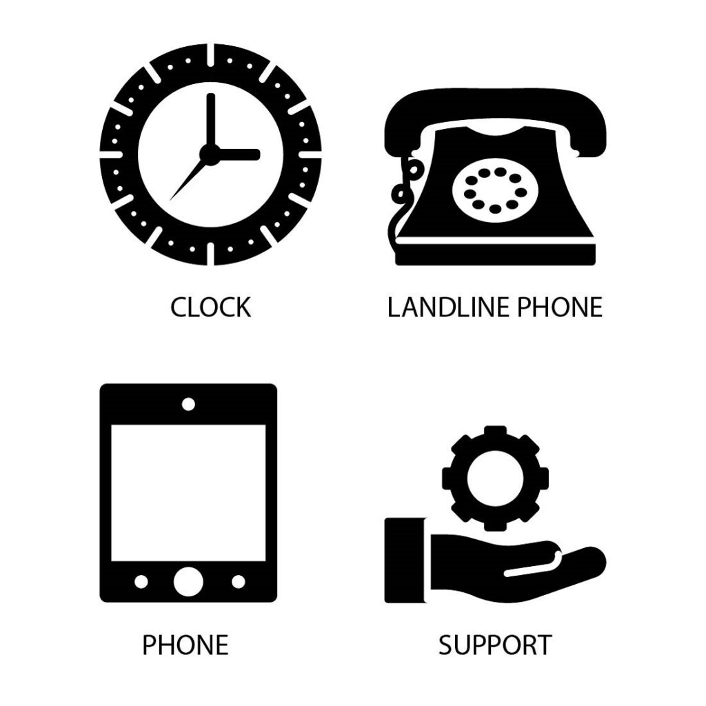 VECTOR CONNECTIVITY ICON SET FILL IN BLACK VERSION - MasterBundles