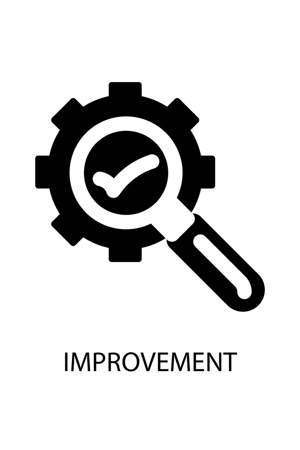 VECTOR QUALITY CONTROL ICON IN FILL VERSION pinterest preview image.