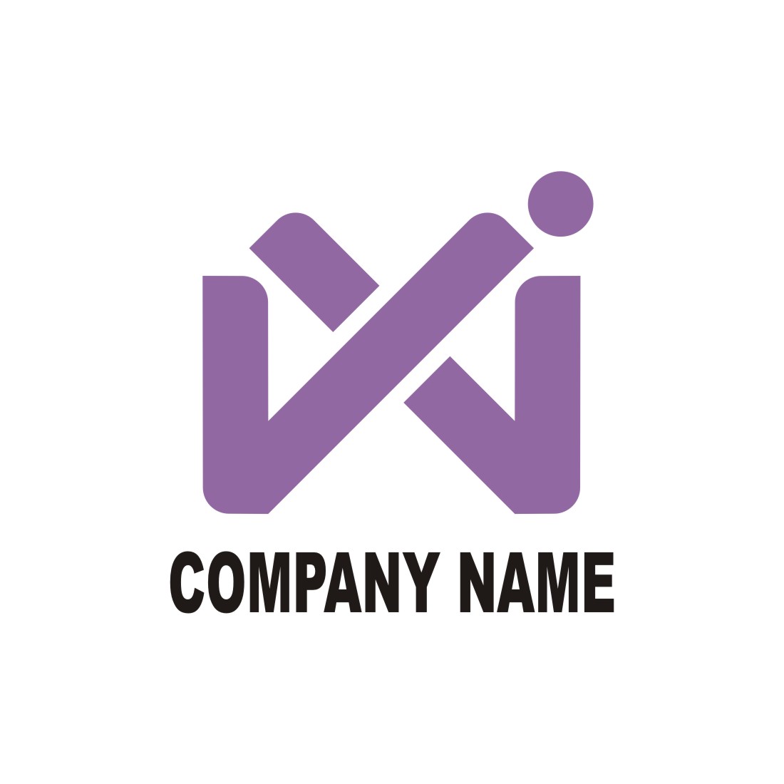 Professional VX monogram logo preview image.