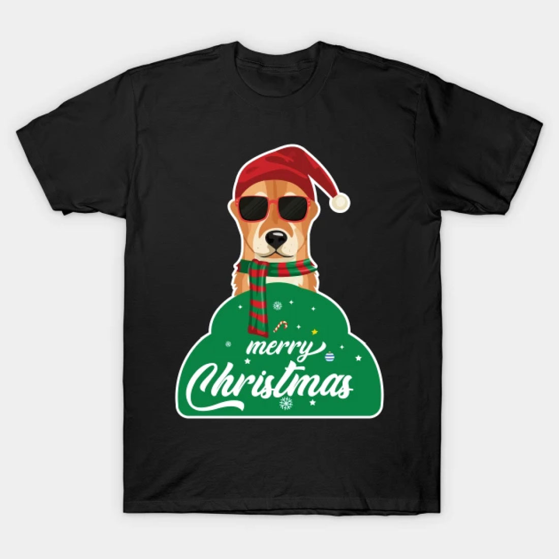 5 Merry Christmas T-Shirt Designs Bundle cover image.
