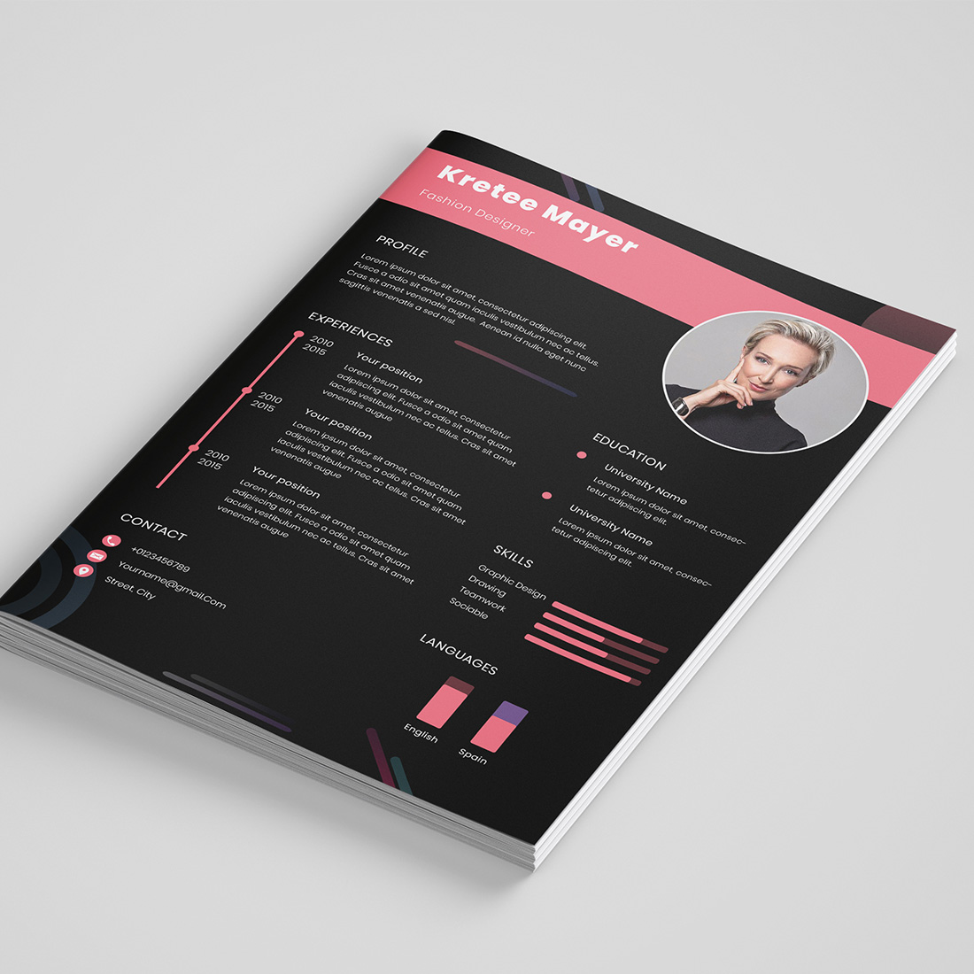 Resume and CV 3 in 1 Bundle preview image.