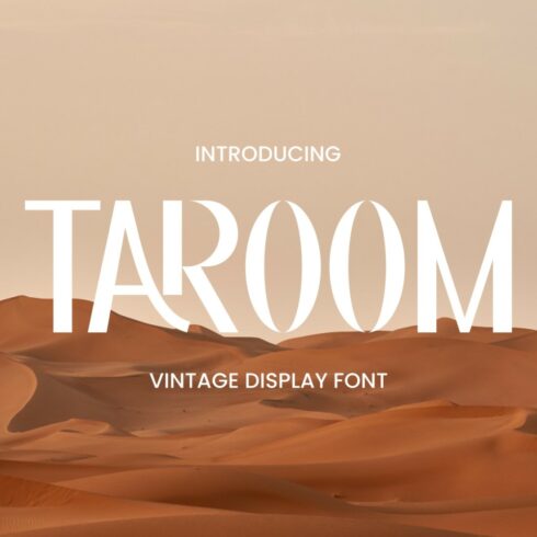 Taroom - Vintage Display Font cover image.
