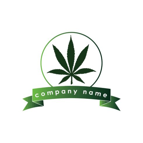 cannabis Logo or Icon Design Vector Image Template cover image.