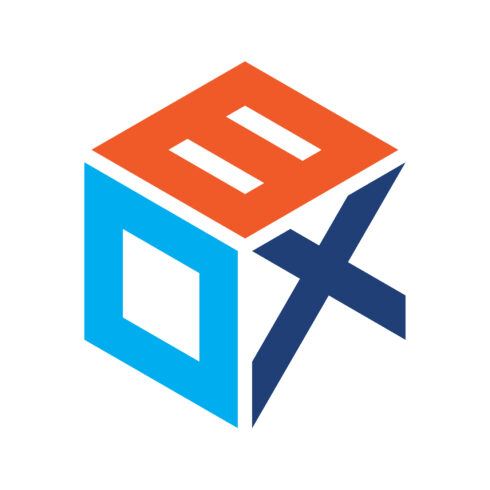 Letter BOX Logo Design Vector Image Template cover image.