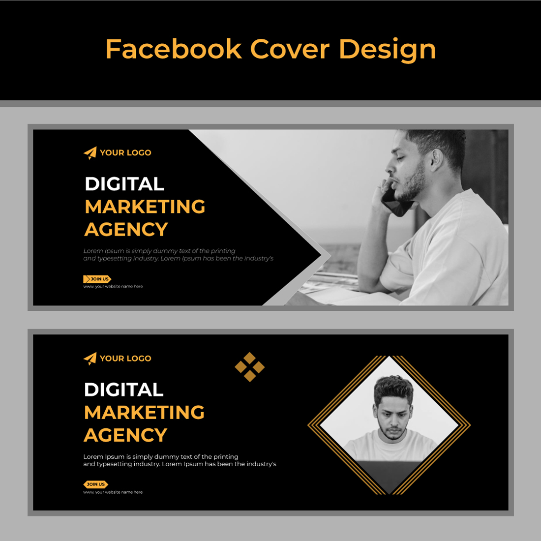 Facebook Cover Design Template cover image.