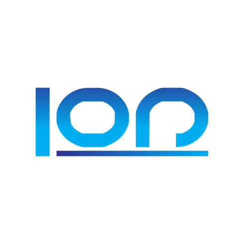 Letter ION Logo or Icon Design Vector Image Template cover image.