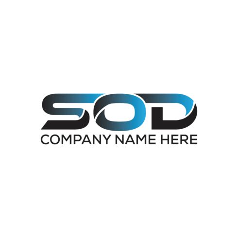 Letter SOD Logo or Icon Design Vector Image Template cover image.