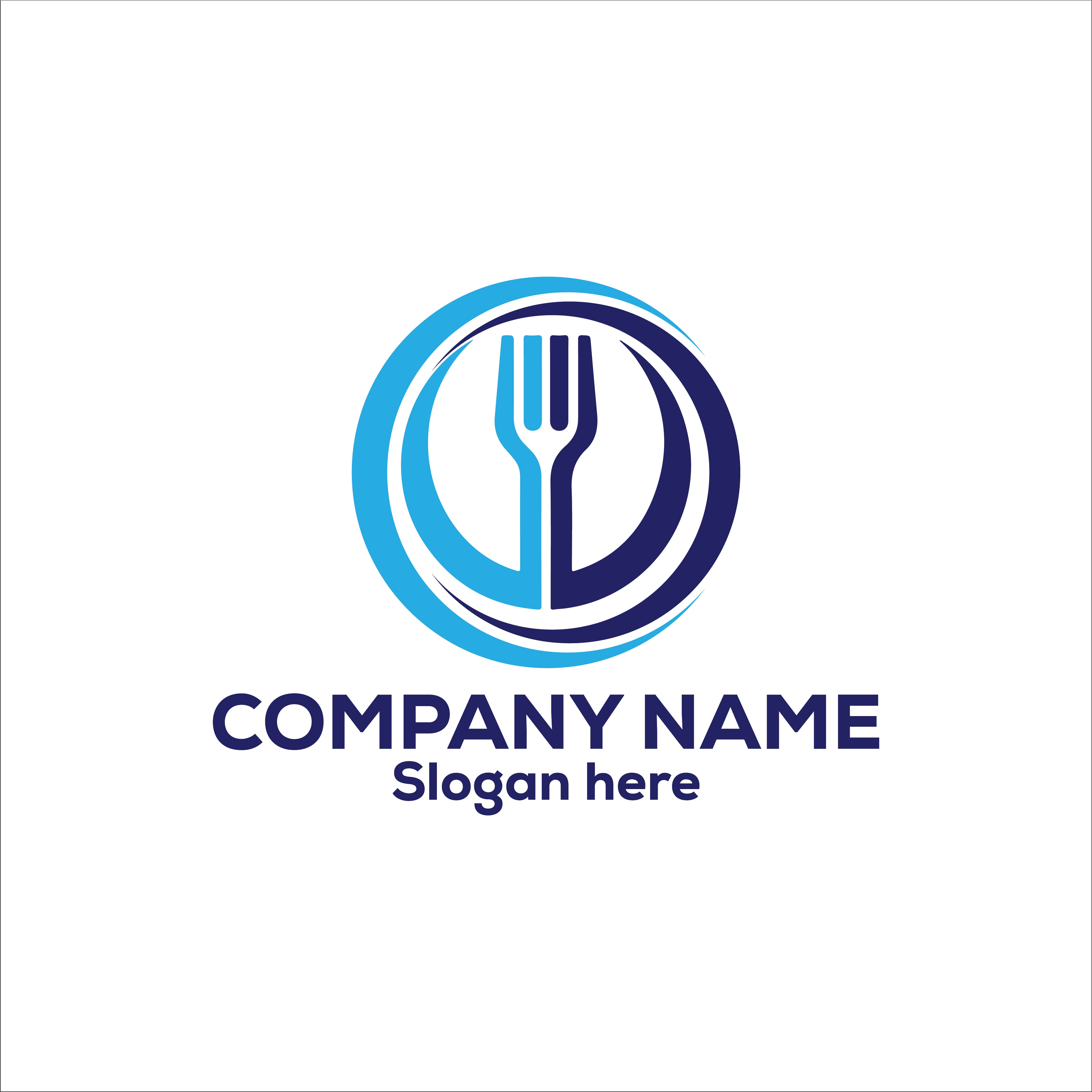 Restaurant Logo or Icon Design Vector Image Template cover image.