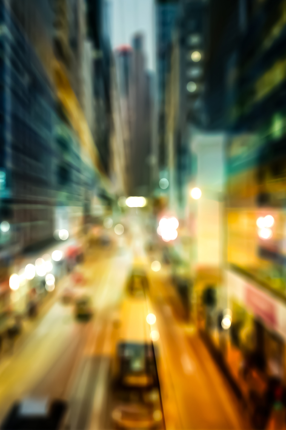 Cityscape Symphony: Retro Style Night Life with Cars and Street Lamps pinterest preview image.