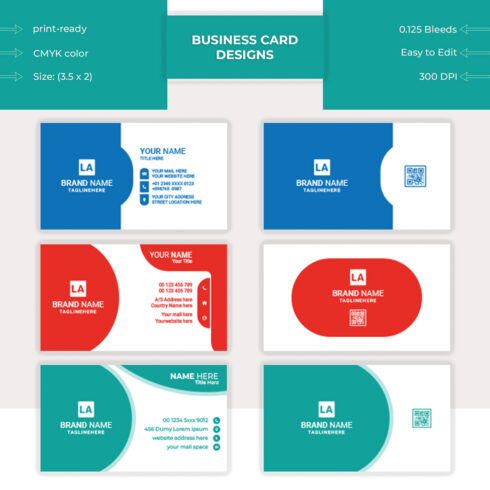 Business Card Design Templates cover image.