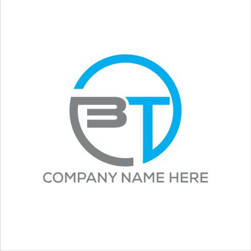 Letter BT Logo or Icon Design Vector Image Template cover image.