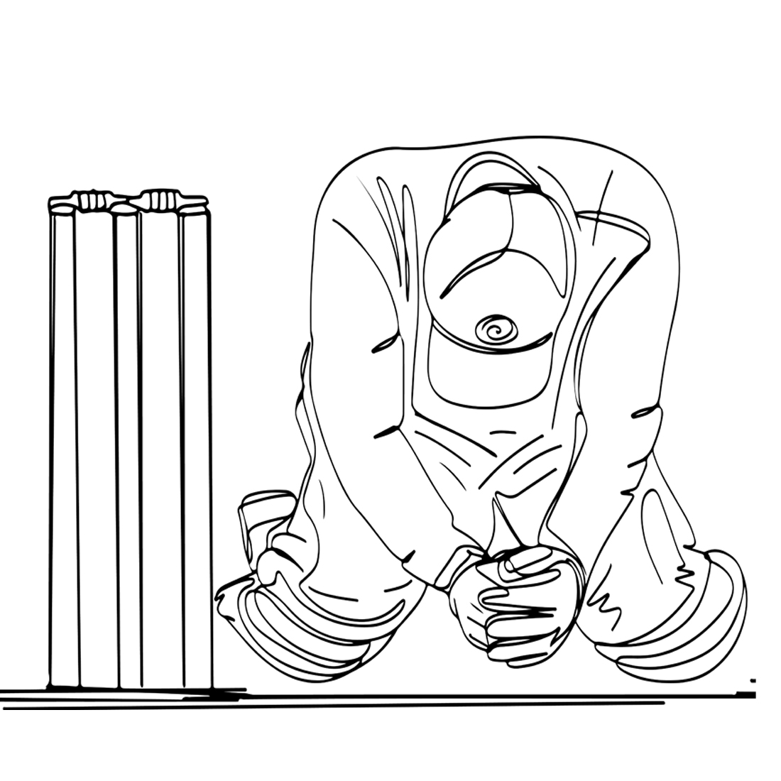 60+ Drawing Of A Cricket Bat And Ball Stock Illustrations, Royalty-Free  Vector Graphics & Clip Art - iStock