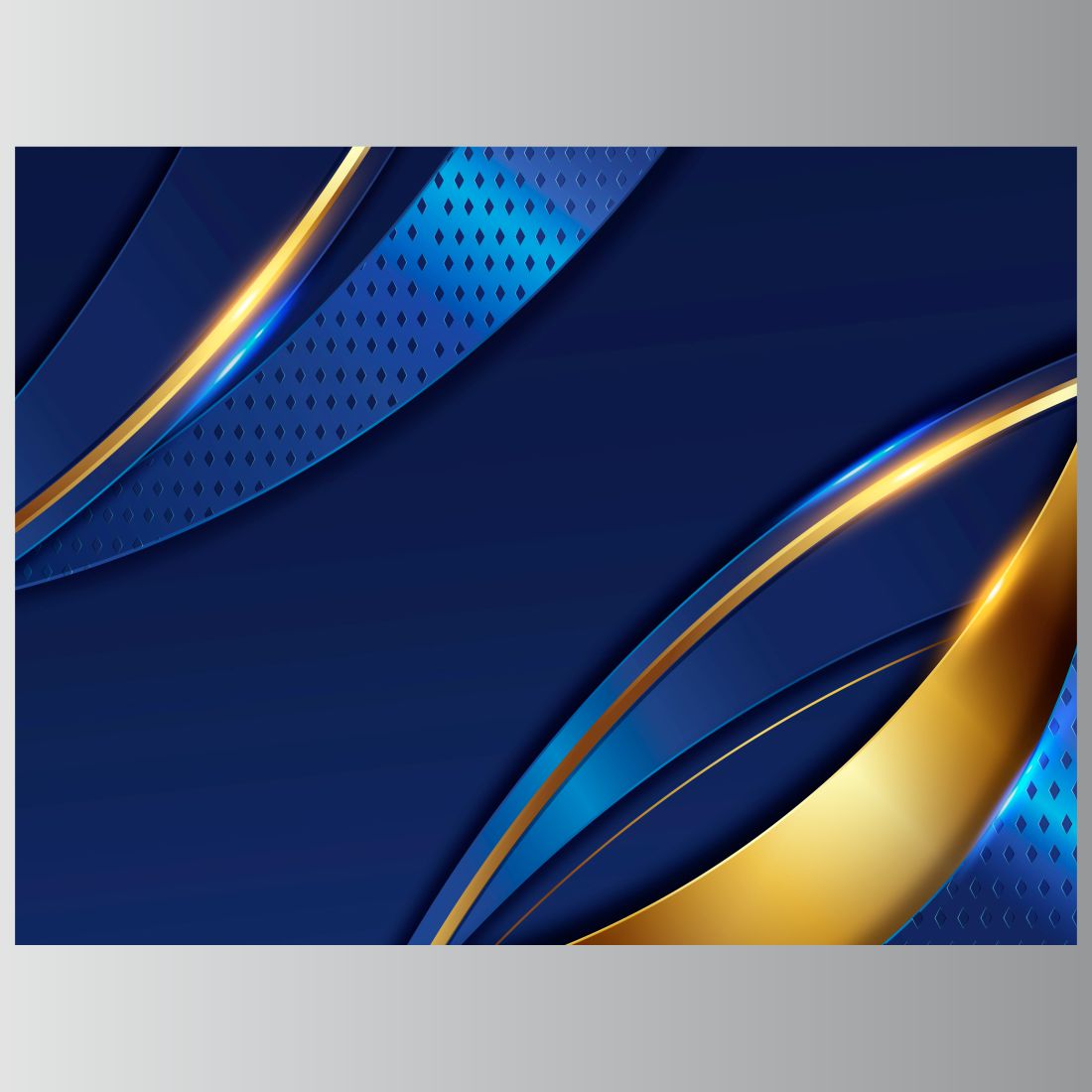 3D blue golden background hd eps, jpg, AI preview image.