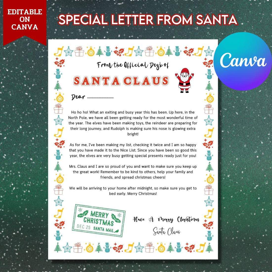 Santa Letter Bundle #9 preview image.