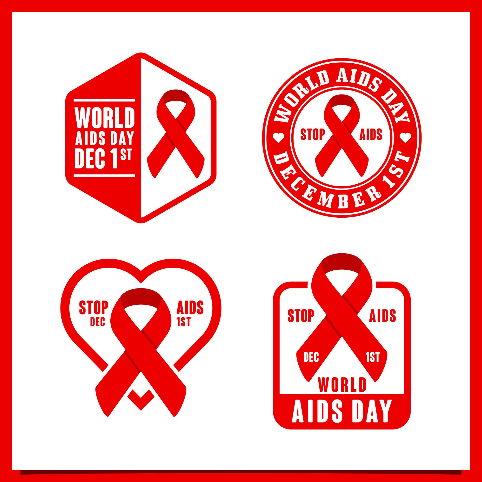 14 world aids day logo collection 4 221