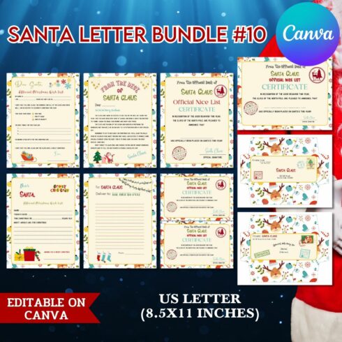 Santa Letter Bundle #10 cover image.